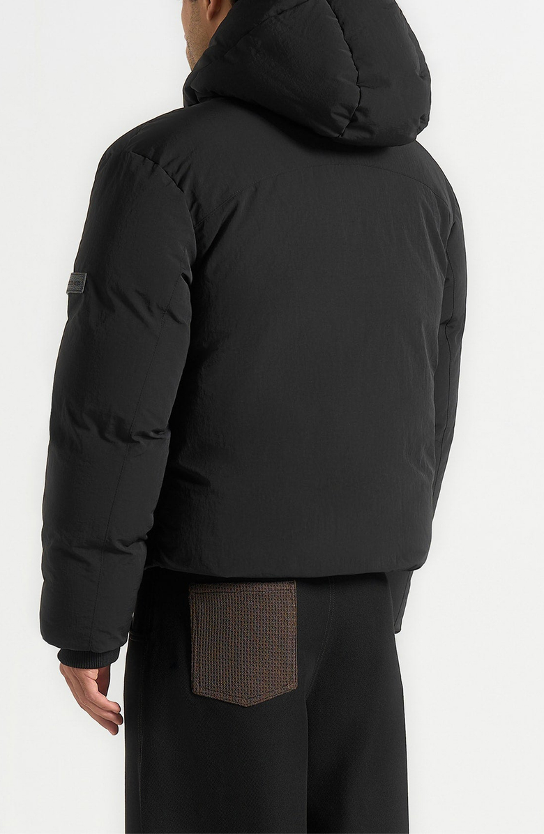 Manière De Voir Casey Unisex Minimal Raglan Puffer Jacket, Alternate, color, Black