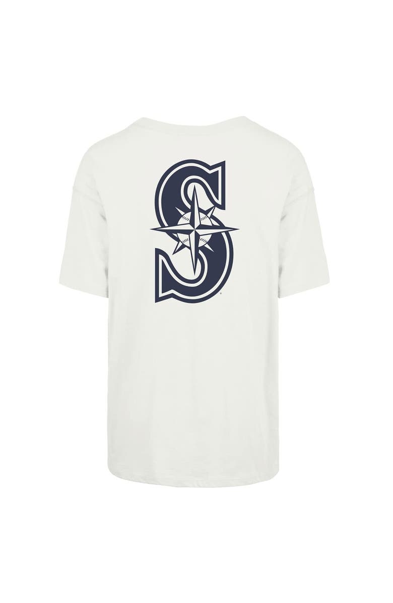 '47 Women's '47 White Seattle Mariners Show Off Boyfriend T-Shirt, Alternate, color, White
