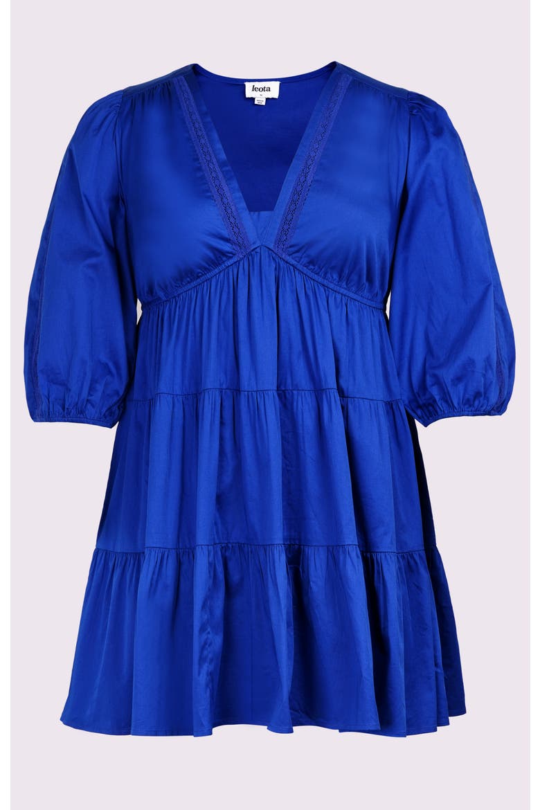 Zariah Empire Waist Mini Dress, Alternate, color, Mazarine Blue