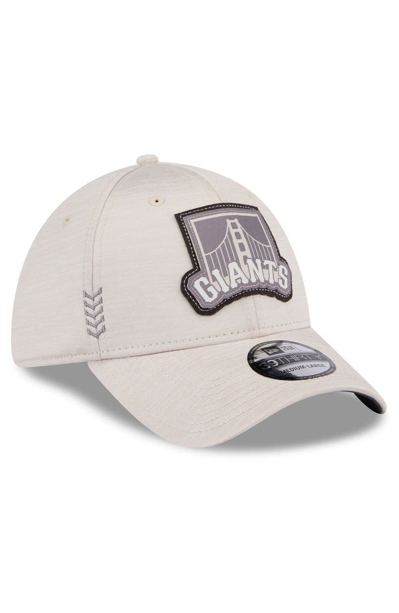 New Era Men's New Era  Cream San Francisco Giants 2024 Clubhouse 39THIRTY Flex Fit Hat, Alternate, color, Cream