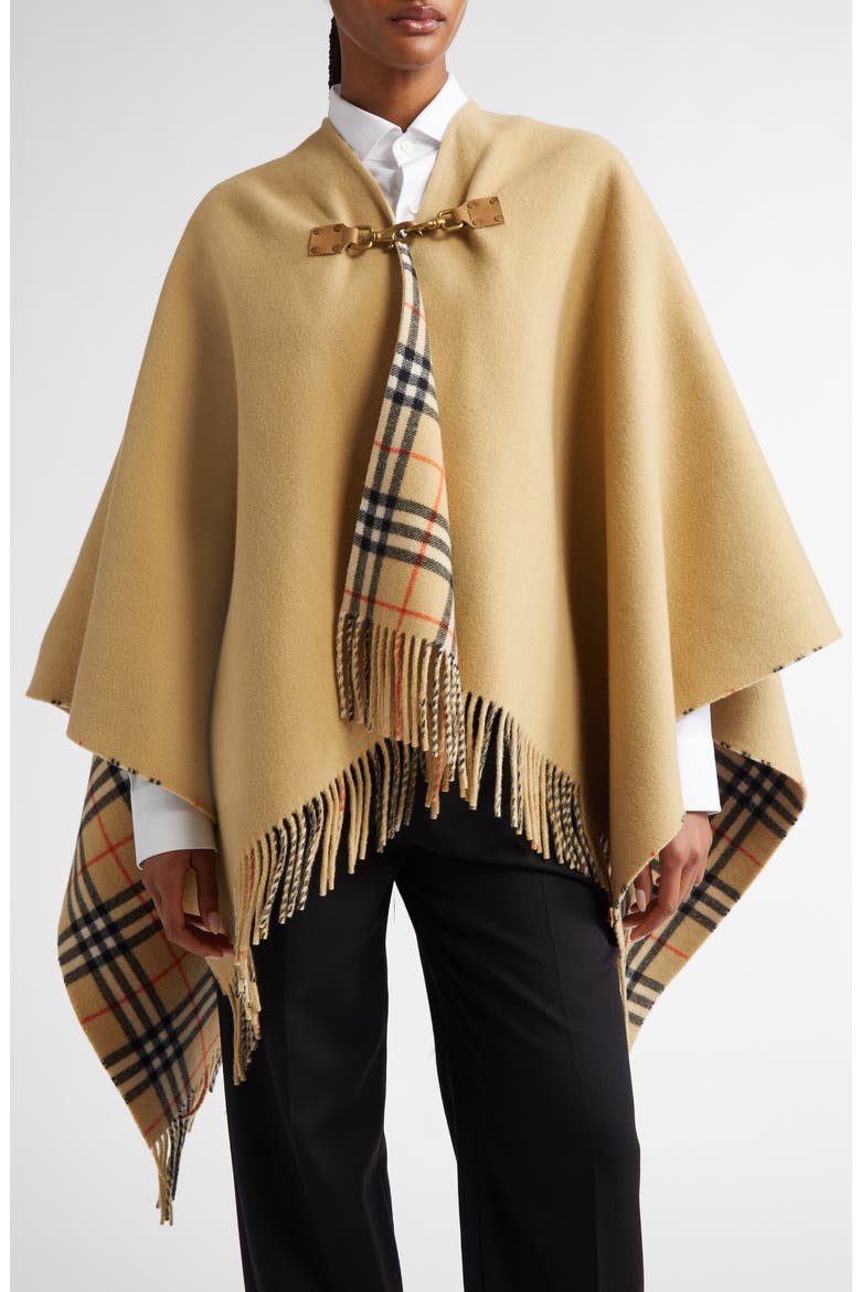 Marsh Wool Cape, Main, color, SAND