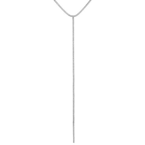 CZ Tennis Lariat Necklace