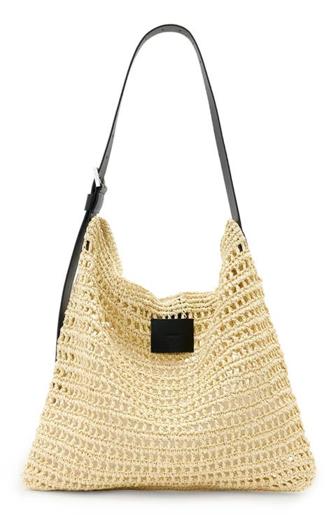 Asha Straw Shoulder Bag