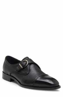 Marquis Cap Toe Leather Monk Strap Shoe