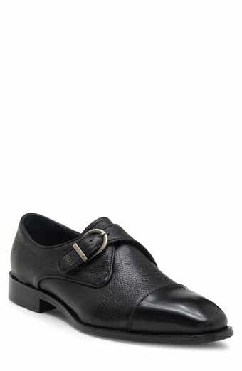 Marquis Cap Toe Leather Monk Strap Shoe