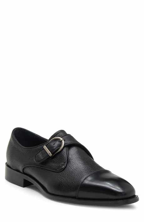 Marquis Cap Toe Leather Monk Strap Shoe