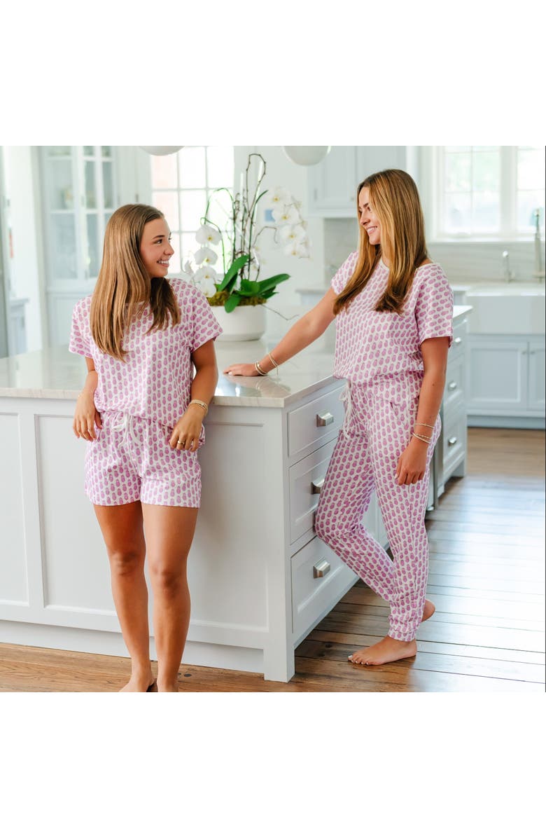 Lila and Hayes Melanie Women's Pajama Jogger Set, Alternate, color, Palm Beach Pineapples