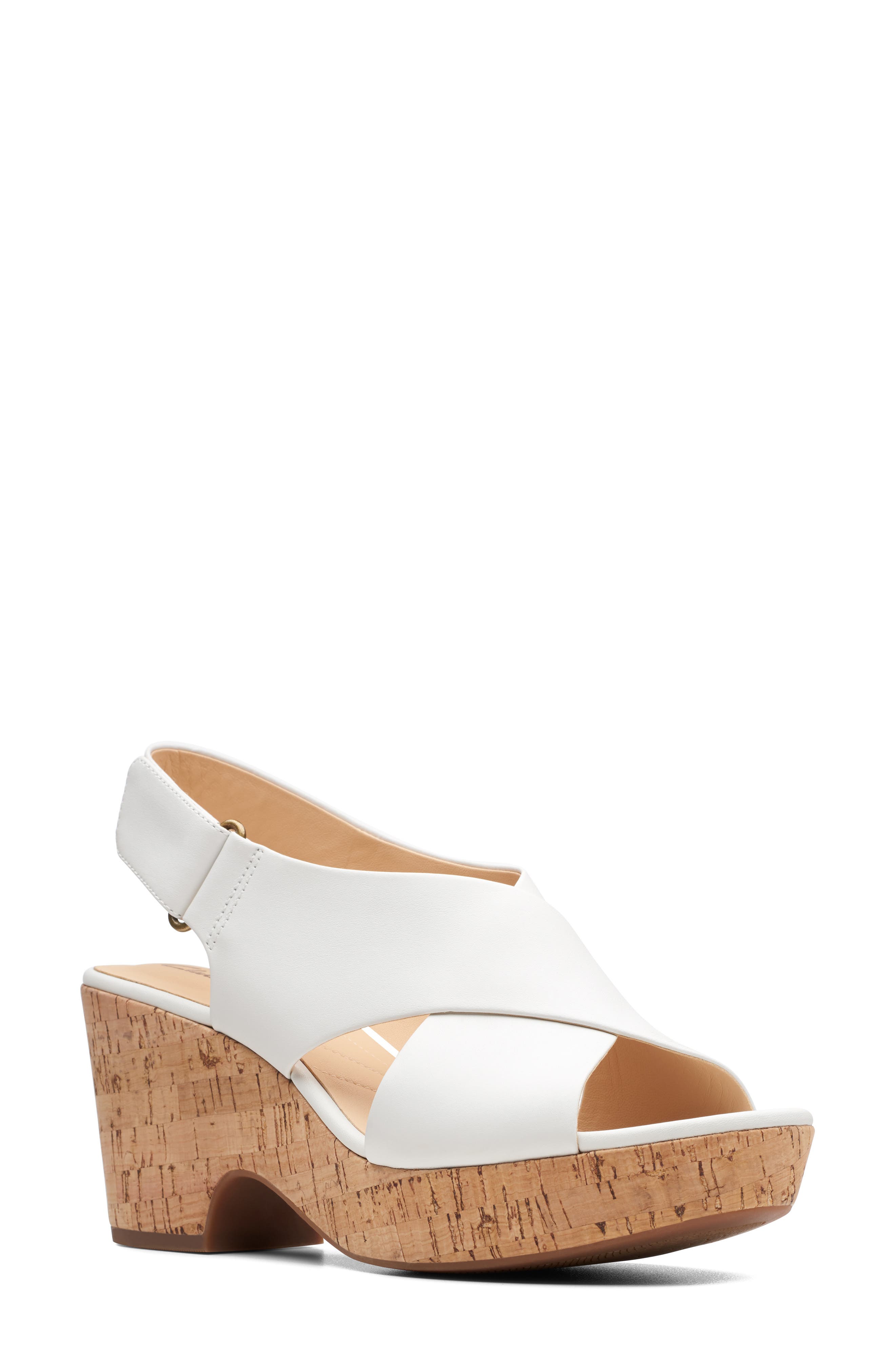 Maritsa Lara Slingback Sandal, Main, color, WHITE LEATHER