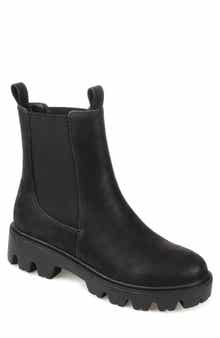 Journee Collection Ivette Vegan Leather Chelsea Combat Boot