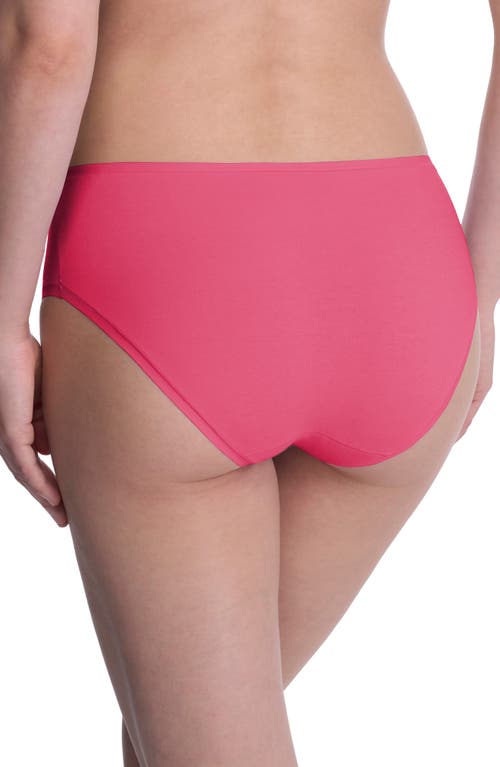 Natori Bliss Bare Cotton Hipster Briefs In Pink