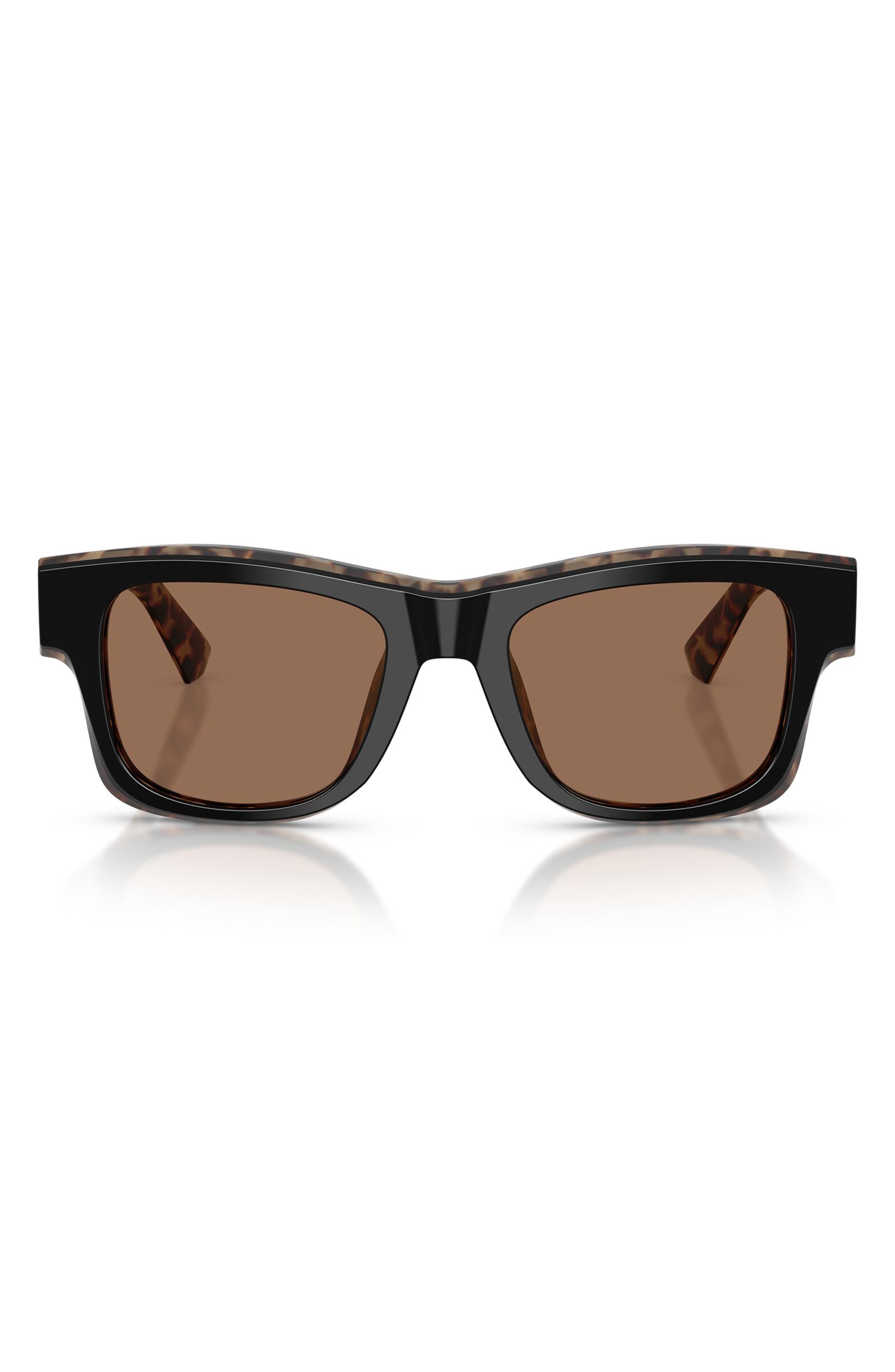 selected BLACK ON RED HAVANA / BROWN