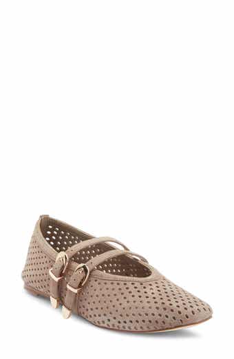 Lissa Perforated Mary Jane Flat