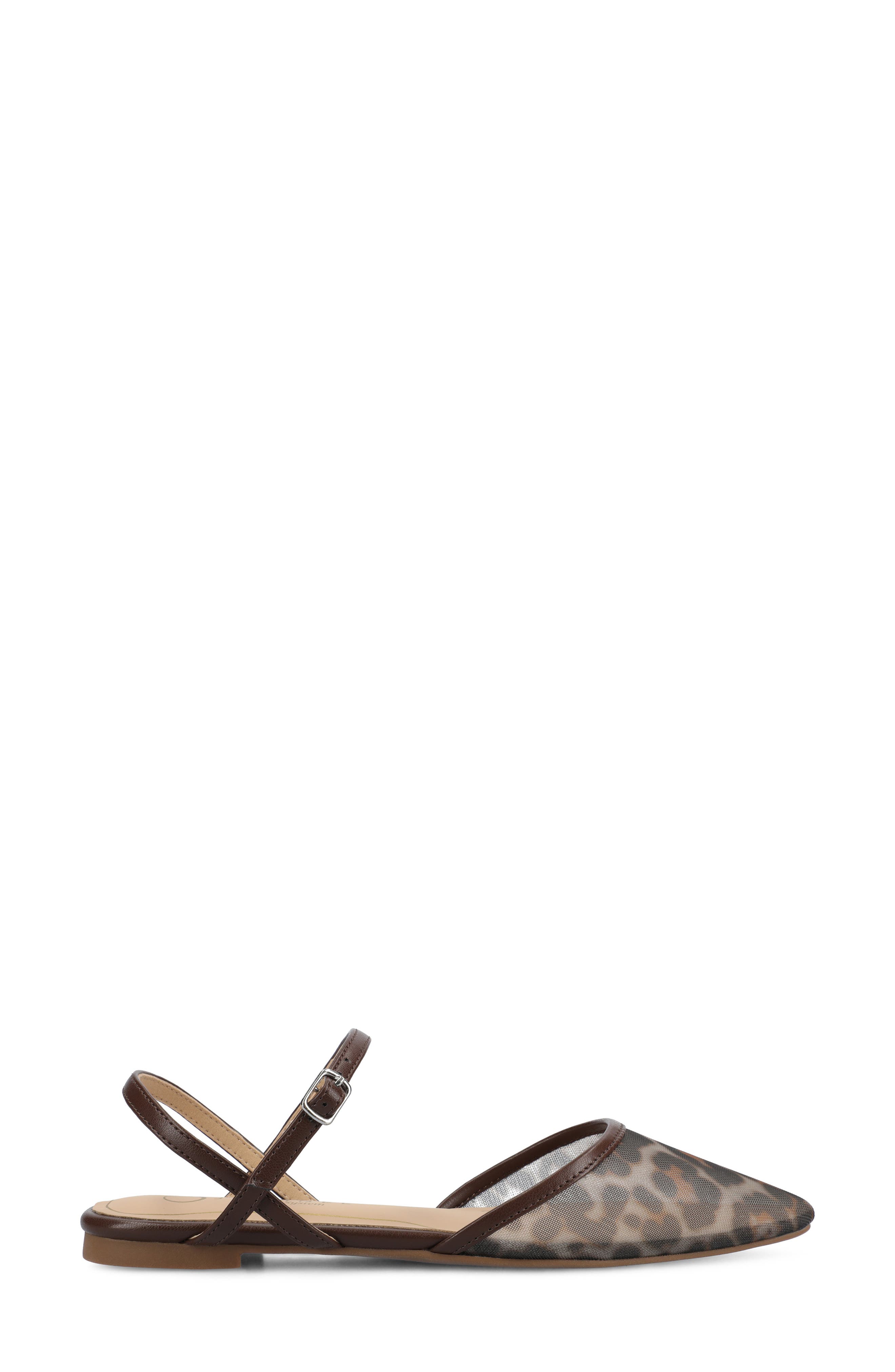 Martine SuperNatural Shades Slingback Flat, Alternate, color, LEOPARD MESH
