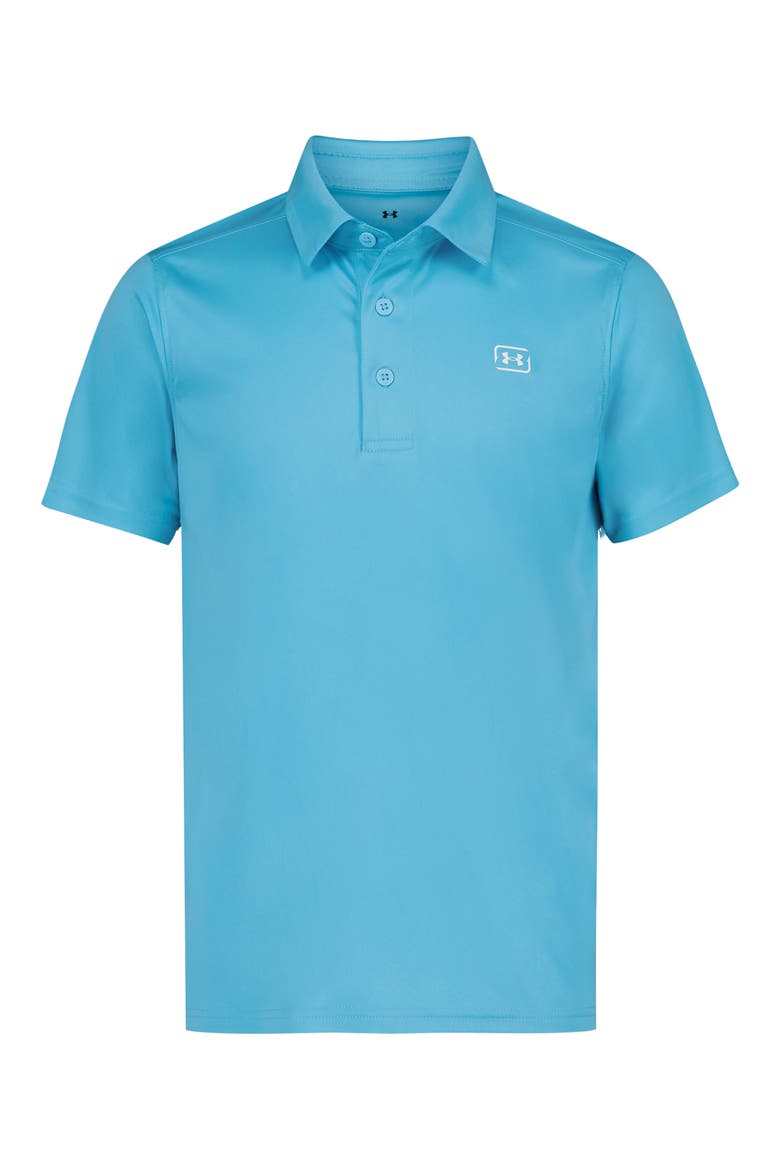 Kids' UPF 50+ Polo, Main, color, FRESCO BLUE