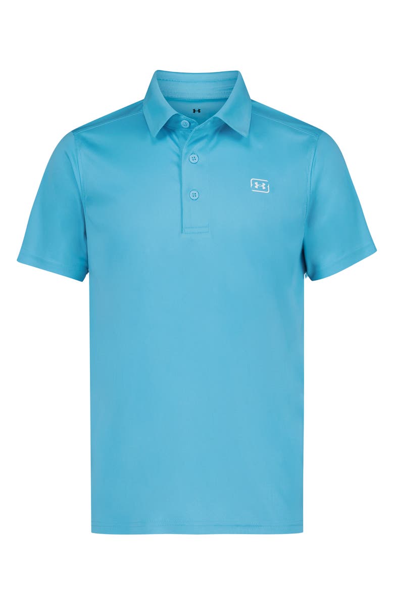 Under Armour Kids' UPF 50+ Polo, Main, color, Fresco Blue