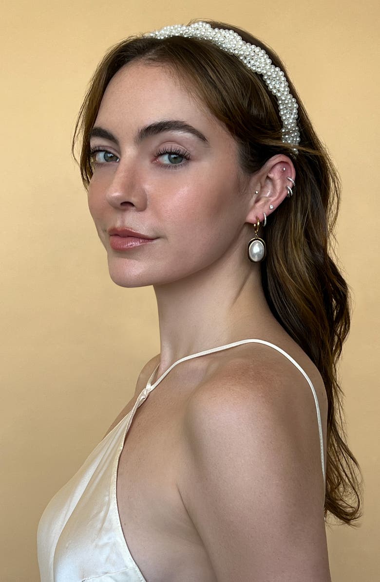 Petit Moments Diana Imitation Pearl Drop Earrings, Alternate, color, 