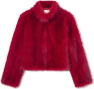 LK Bennett Noah Faux Fur Jacket