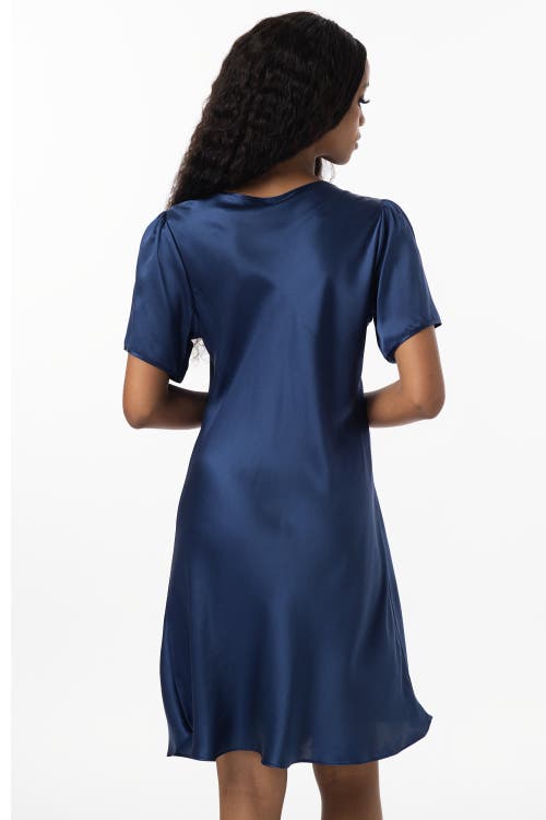 Silksilky Pure Silk Casual Smock Nightgown