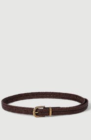 Brunello Cucinelli Stretch braided leather belt
