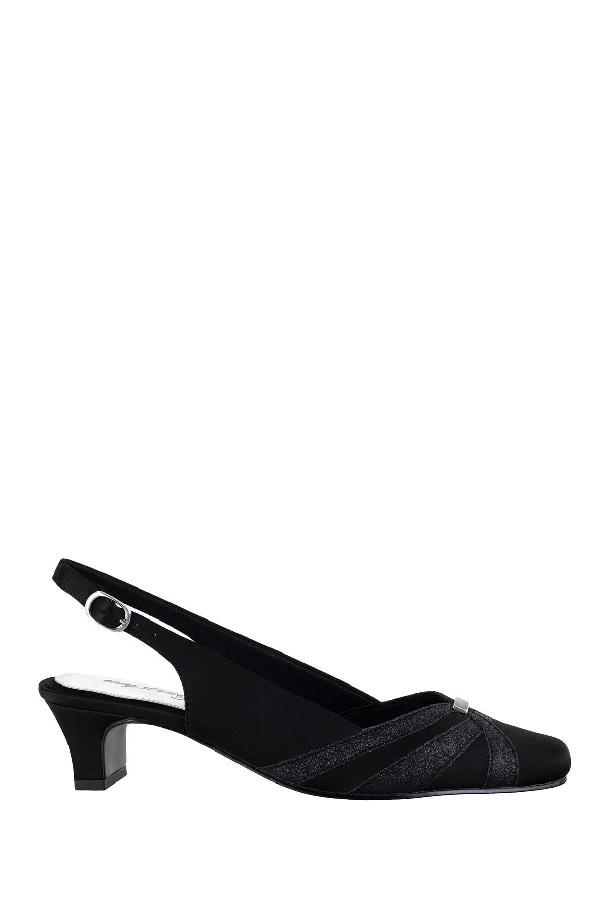 EASY STREET Pilar Square Toe Slingback Kitten Heel - Multiple Widths Available, Alternate, color, 