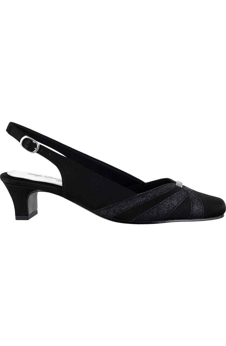 EASY STREET Pilar Square Toe Slingback Kitten Heel - Multiple Widths Available, Alternate, color,
