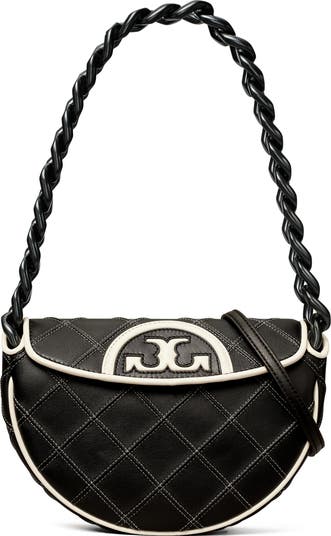 Tory Burch Mini Fleming Soft Crescent Shoulder Bag | Nordstrom