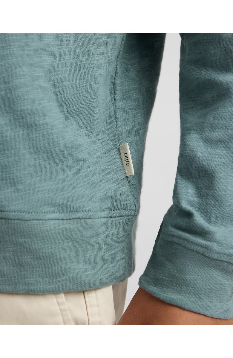 Onia Heavyweight Slub Hoodie, Alternate, color, Fern