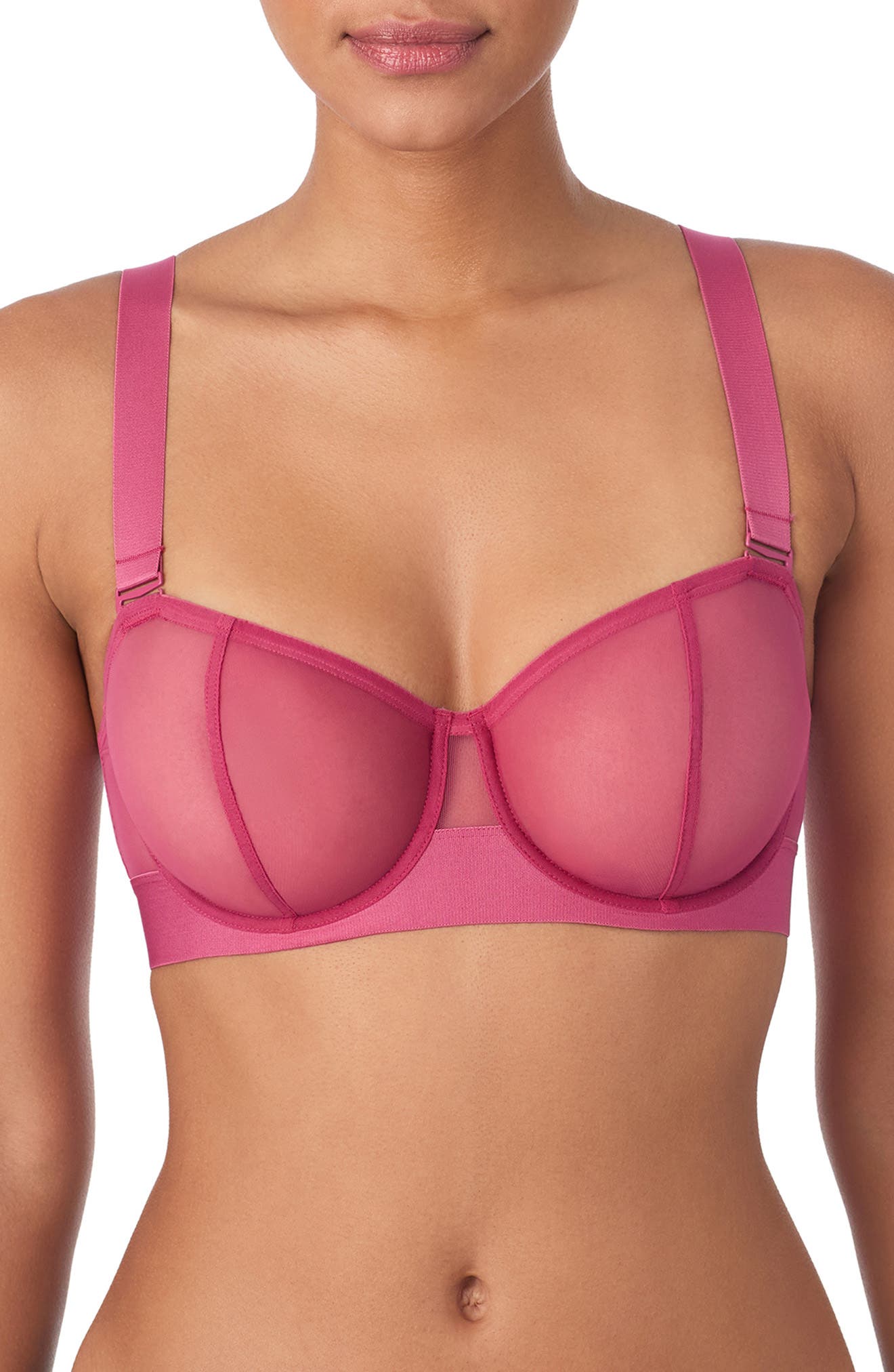 DKNY Sheers Strapless Underwire Bra
