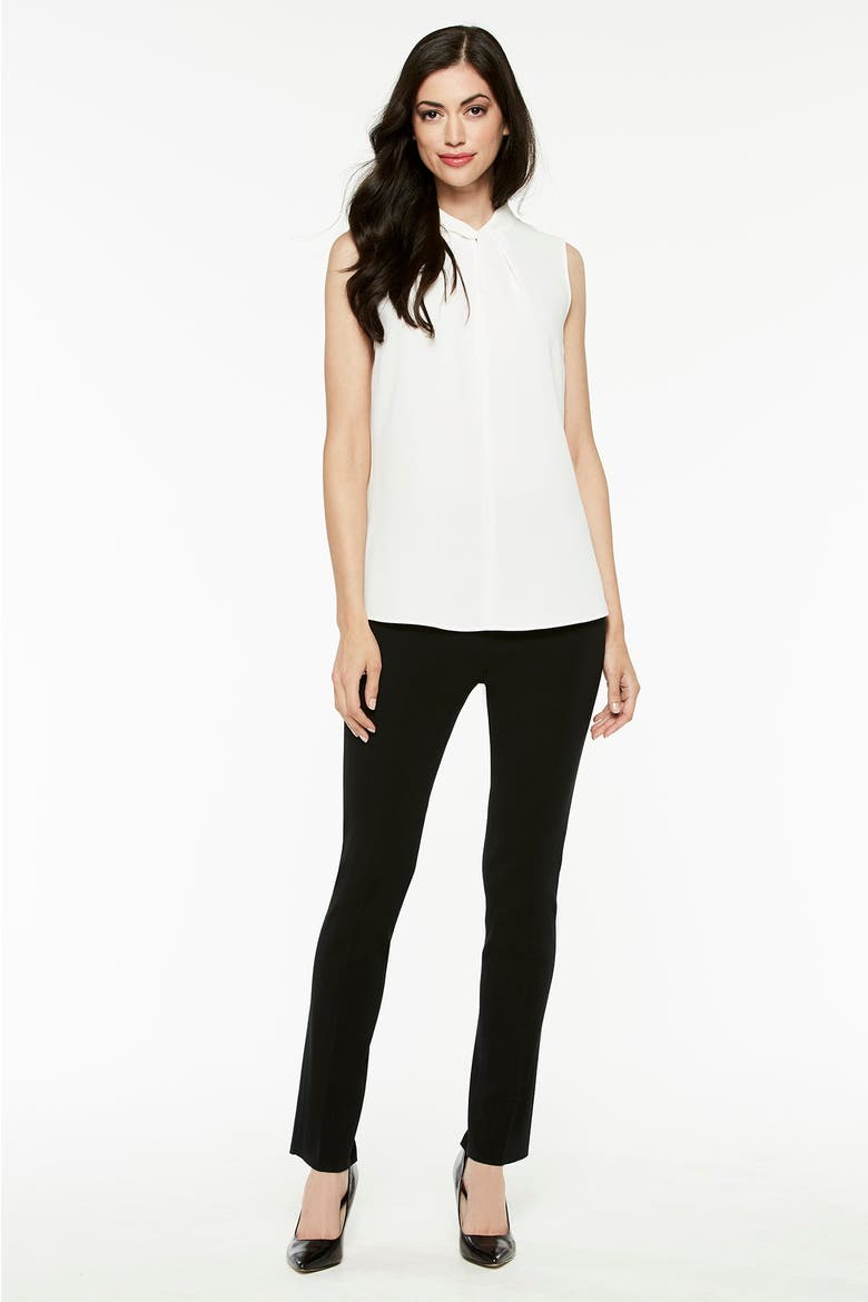 Knit Slim Leg Pants, Alternate, color, Black