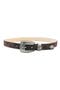 selected Dark Brown Suede/ Silver