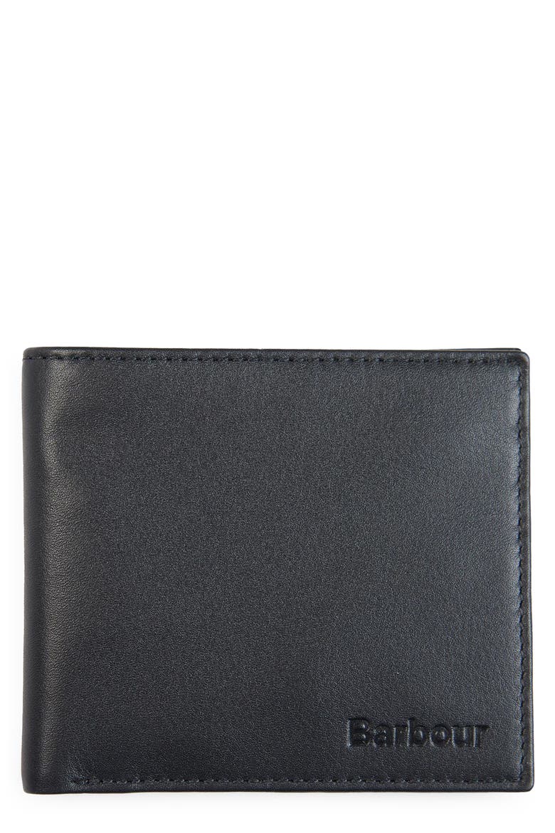 Colwell Leather Wallet, Main, color, BLACK/ CORDOVAN