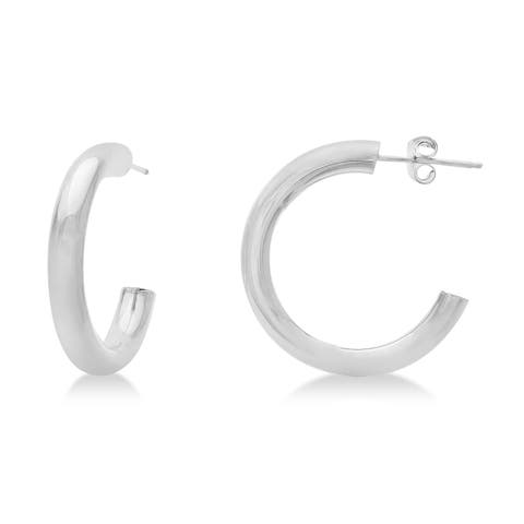 Small Open Hoop Earrings 14k