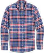 vineyard vines Kids' Plaid Cotton Flannel Button-Down Shirt