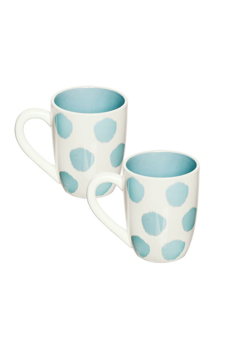 Surf Dot Mug, Set of 2 20 oz, Main, color, Blue