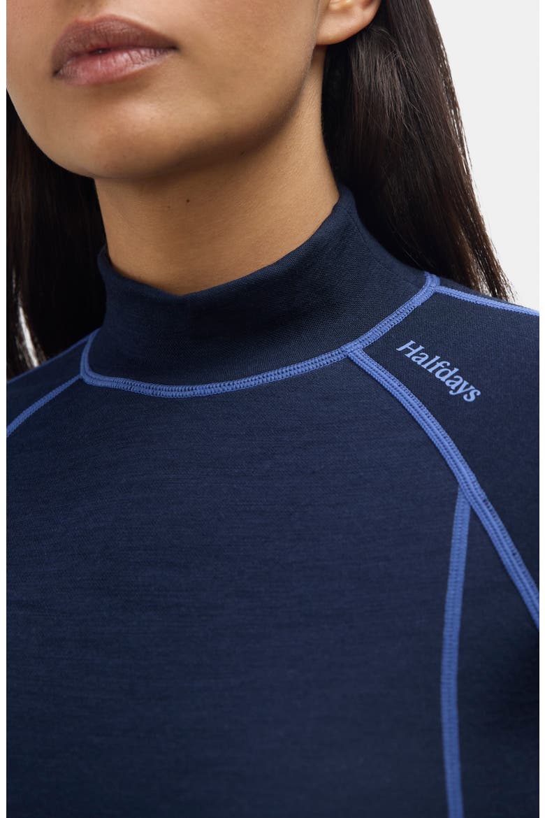 Fay Base Layer Top, Alternate, color, NAVY