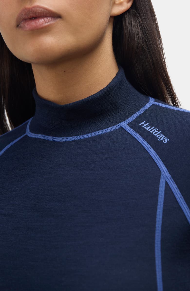 Halfdays Fay Base Layer Top, Alternate, color, Navy