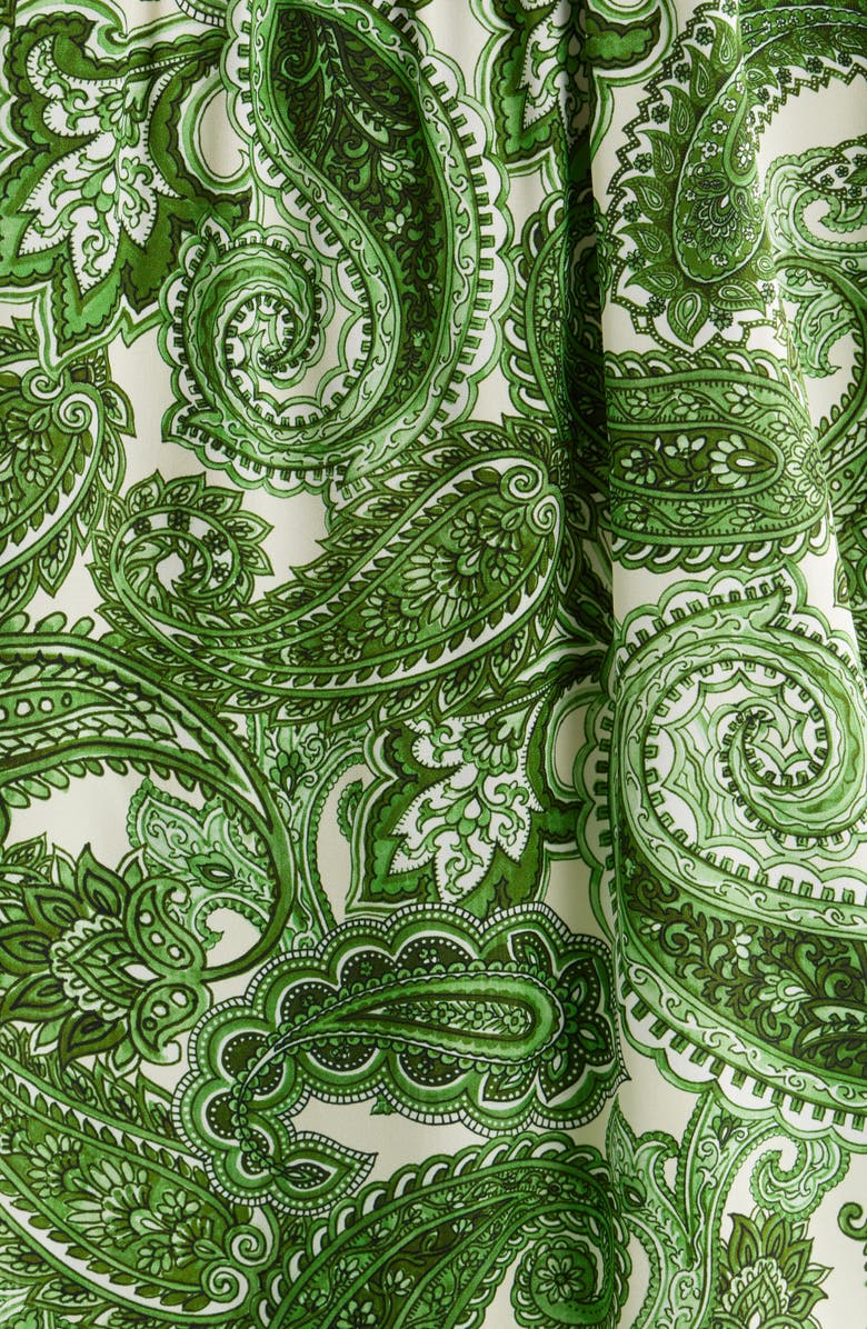 Elie Tahari The Olivia Regent Paisley Stretch Silk Button-Up Shirt, Alternate, color,