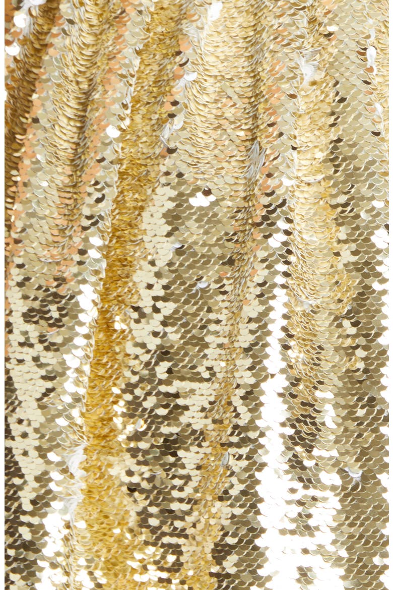 Beaded Sequin Woven Bustier Top, Alternate, color, GOLD