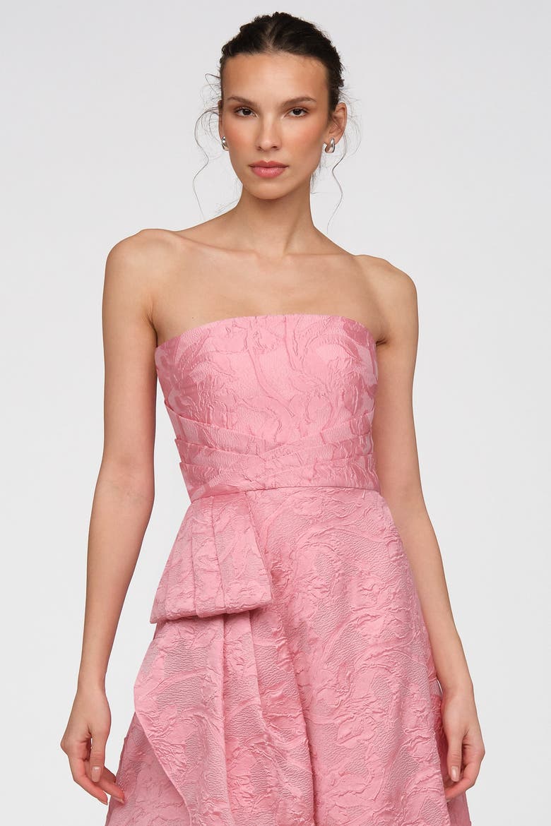 Soraya Strapless Wrap Dress, Alternate, color, Blushberry