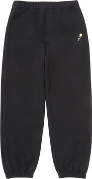 vowels Floral Embroidered Sweatpants