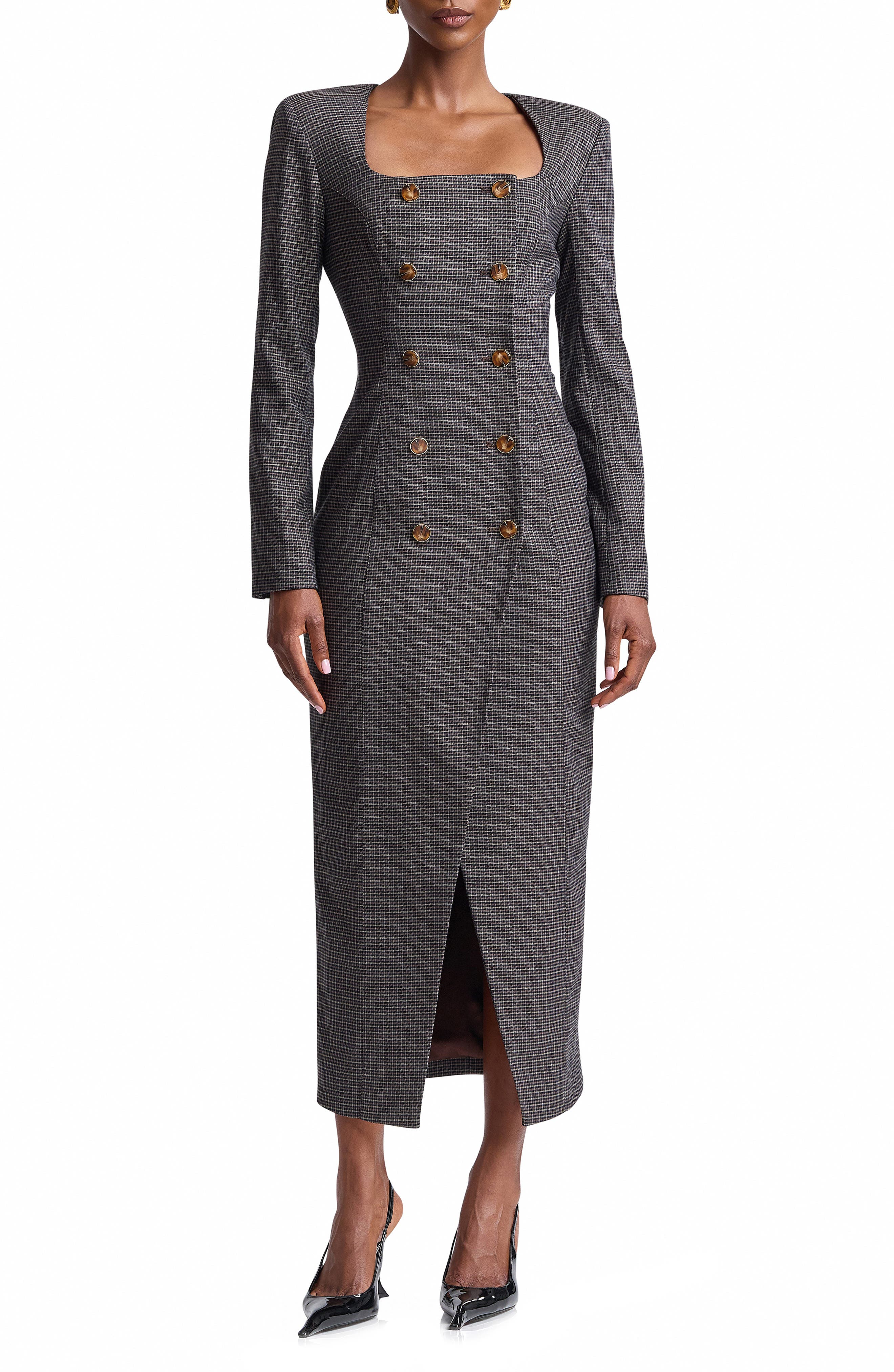 selected BROWN PLAID MULTI