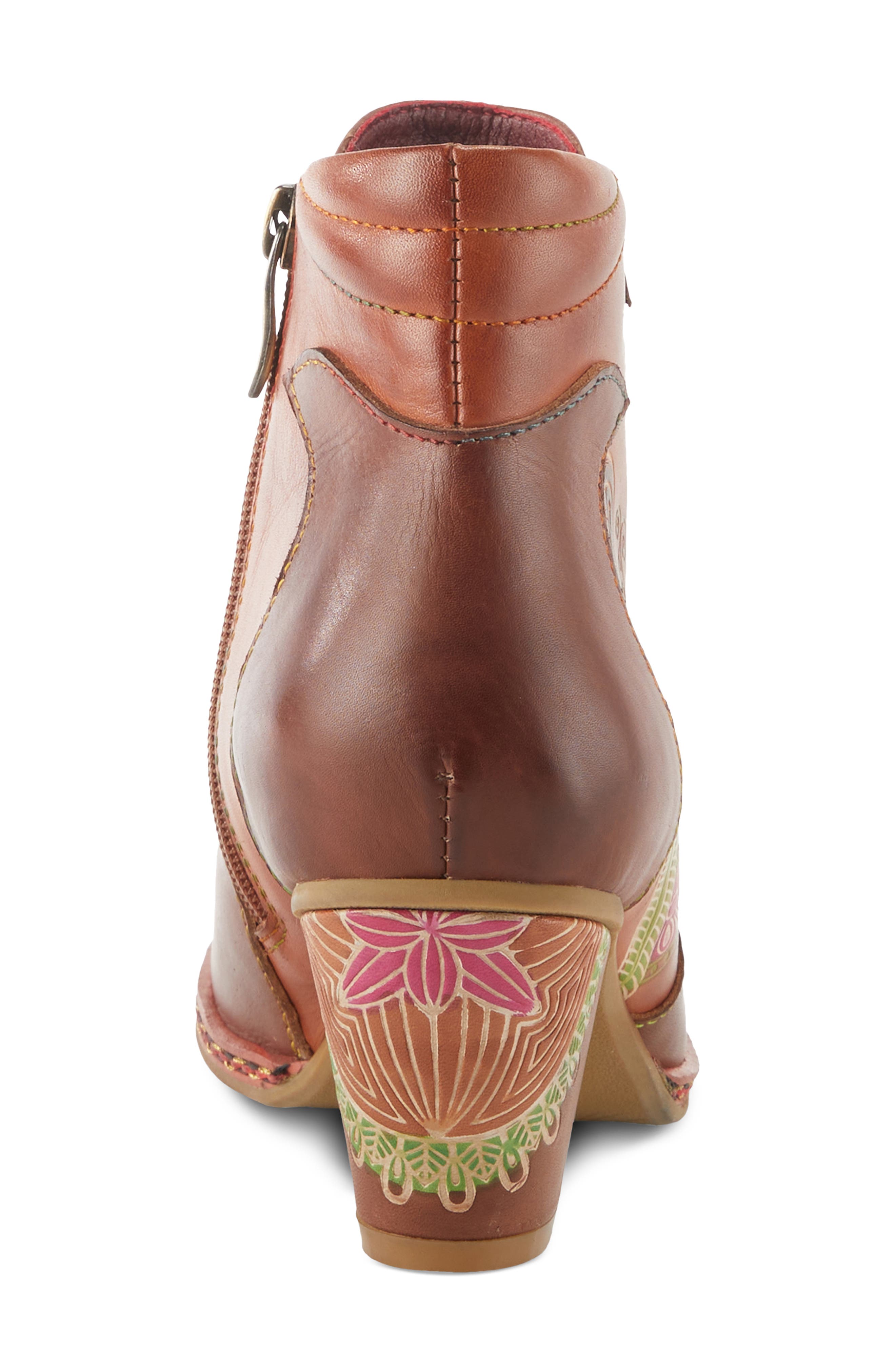 Zamihi Bootie, Alternate, color, BROWN