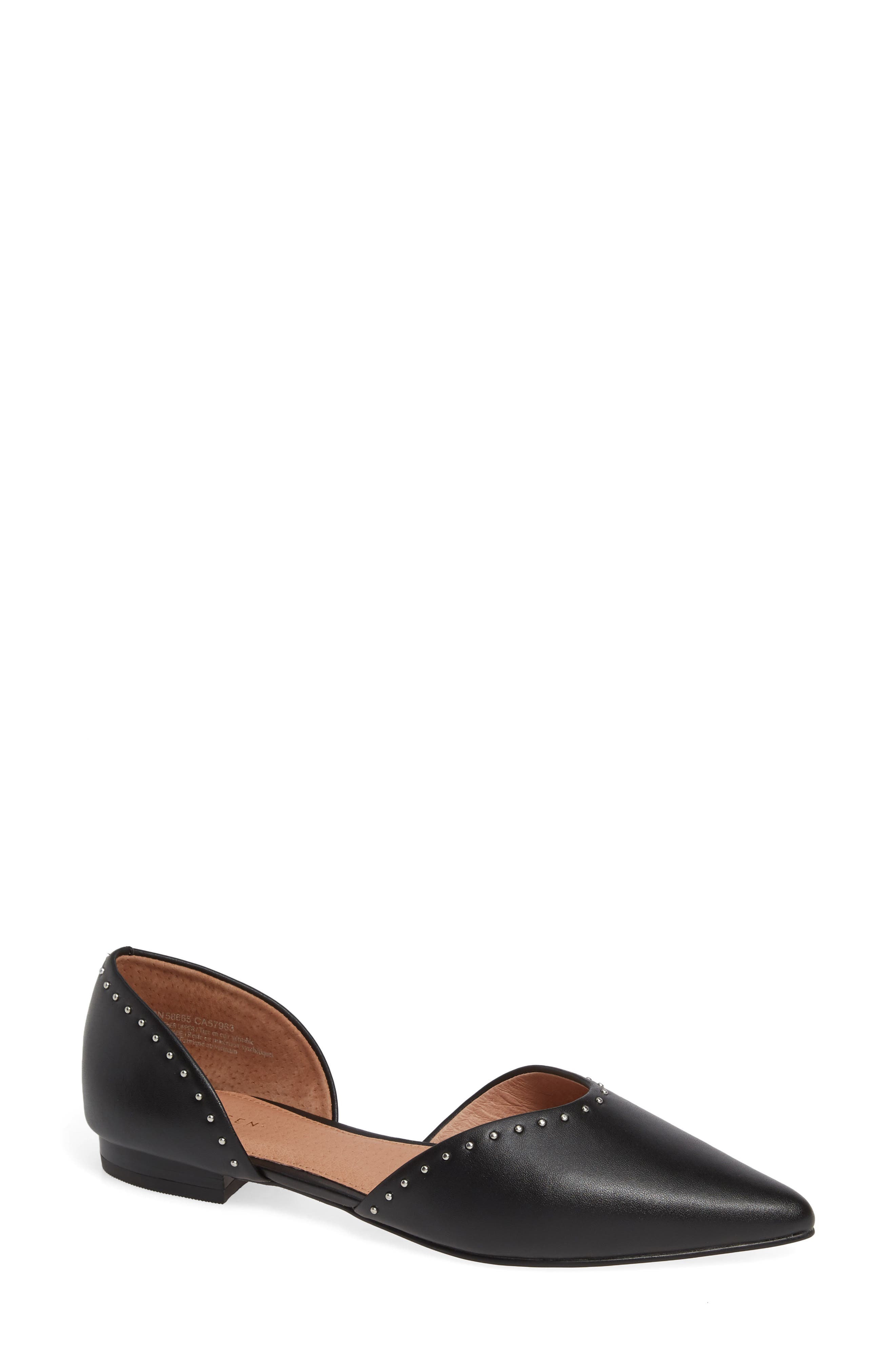 Halogen<sup>®</sup> Eve Studded d'Orsay Flat, Main, color, 