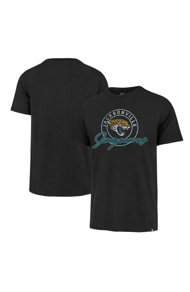 '47 Men's '47 Black Jacksonville Jaguars Ringtone Franklin T-Shirt, Alternate, color, Black