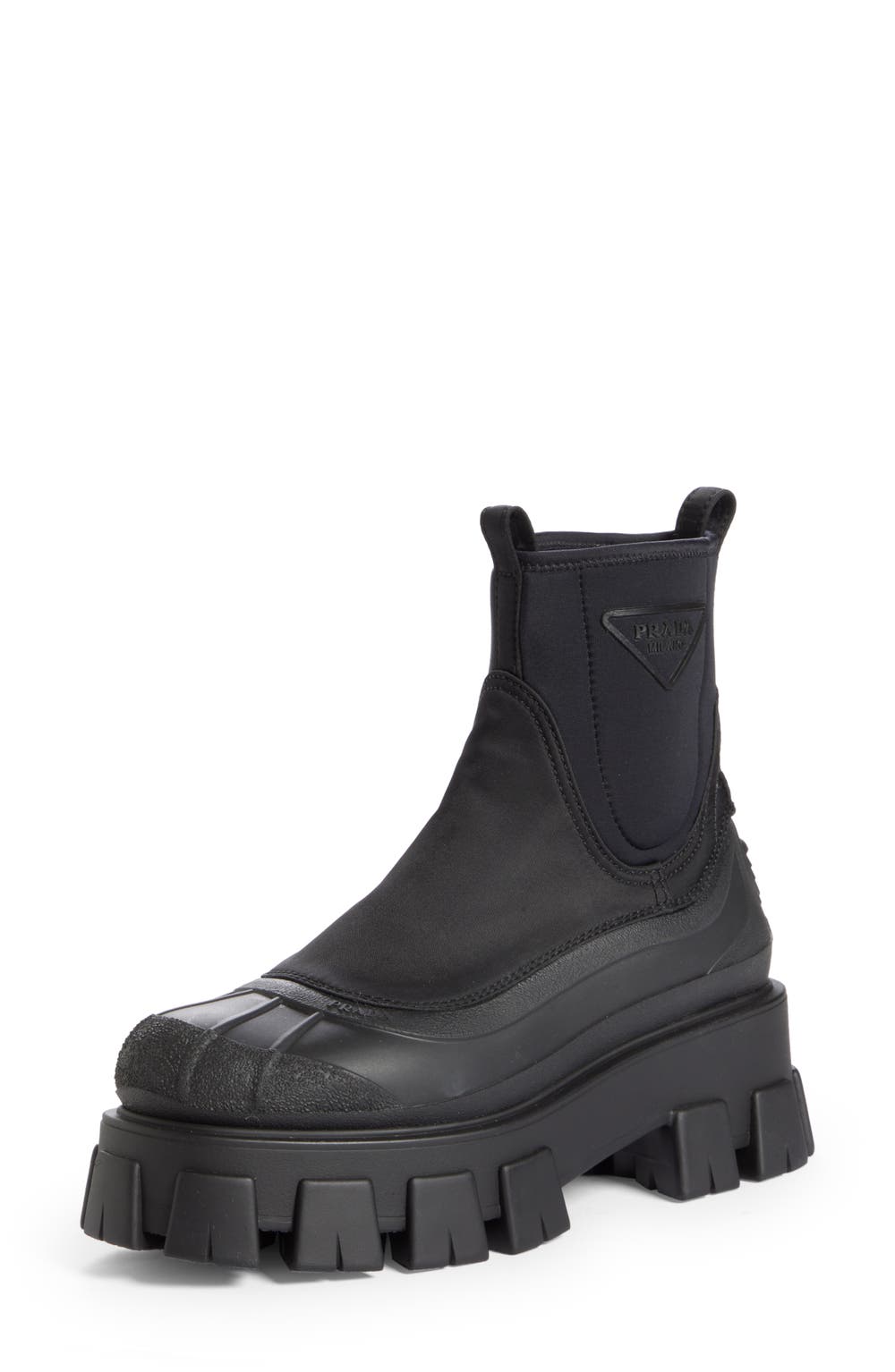 Logo Monolith Duck Boot, color, NERO