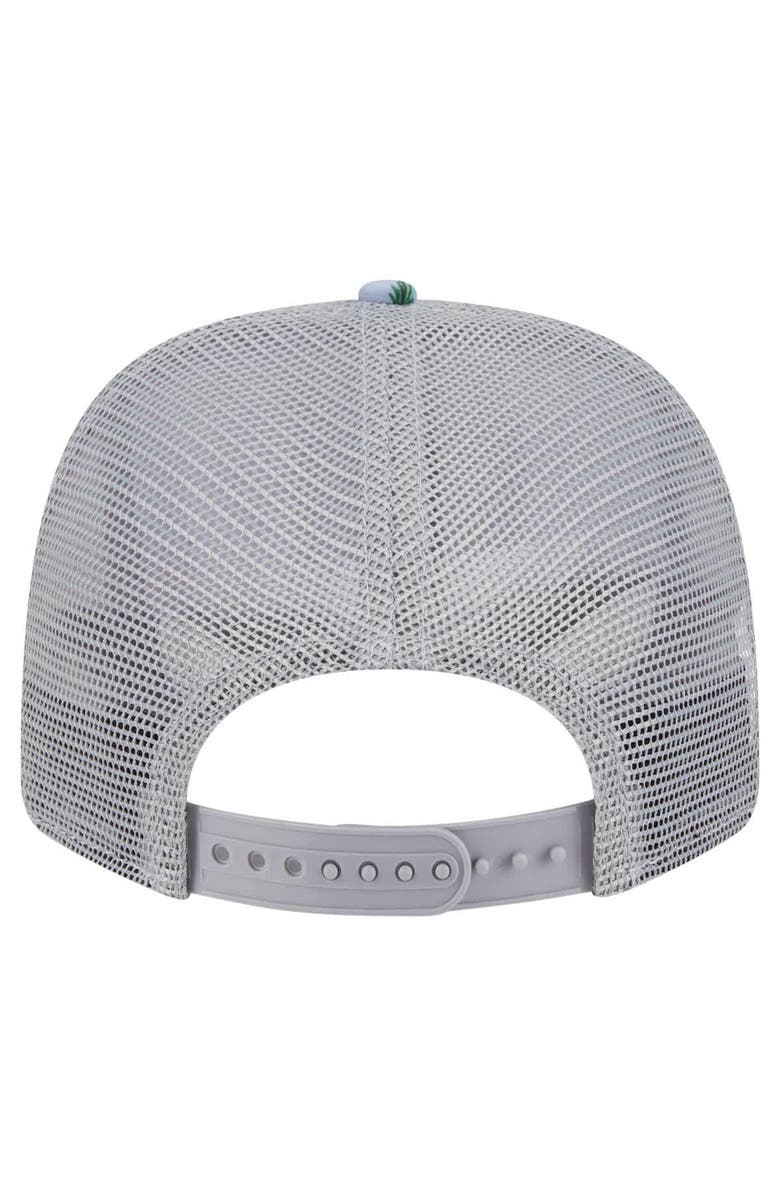 New Era Men's New Era Light Blue/Gray Minnesota Timberwolves Adventure Aloha Pattern 9SEVENTY Stretch-Snap Hat, Alternate, color, 