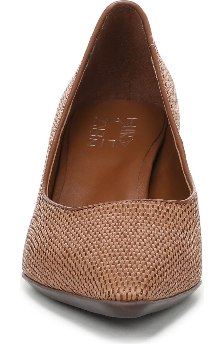 Naturalizer Tylan Pump, Alternate, color, Walnut Brown Faux Raffia