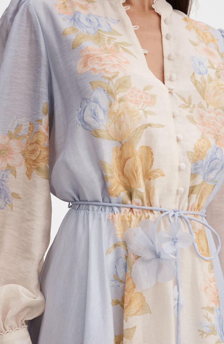 Ever New Shyla Floral Long Sleeve Dress, Alternate, color, 