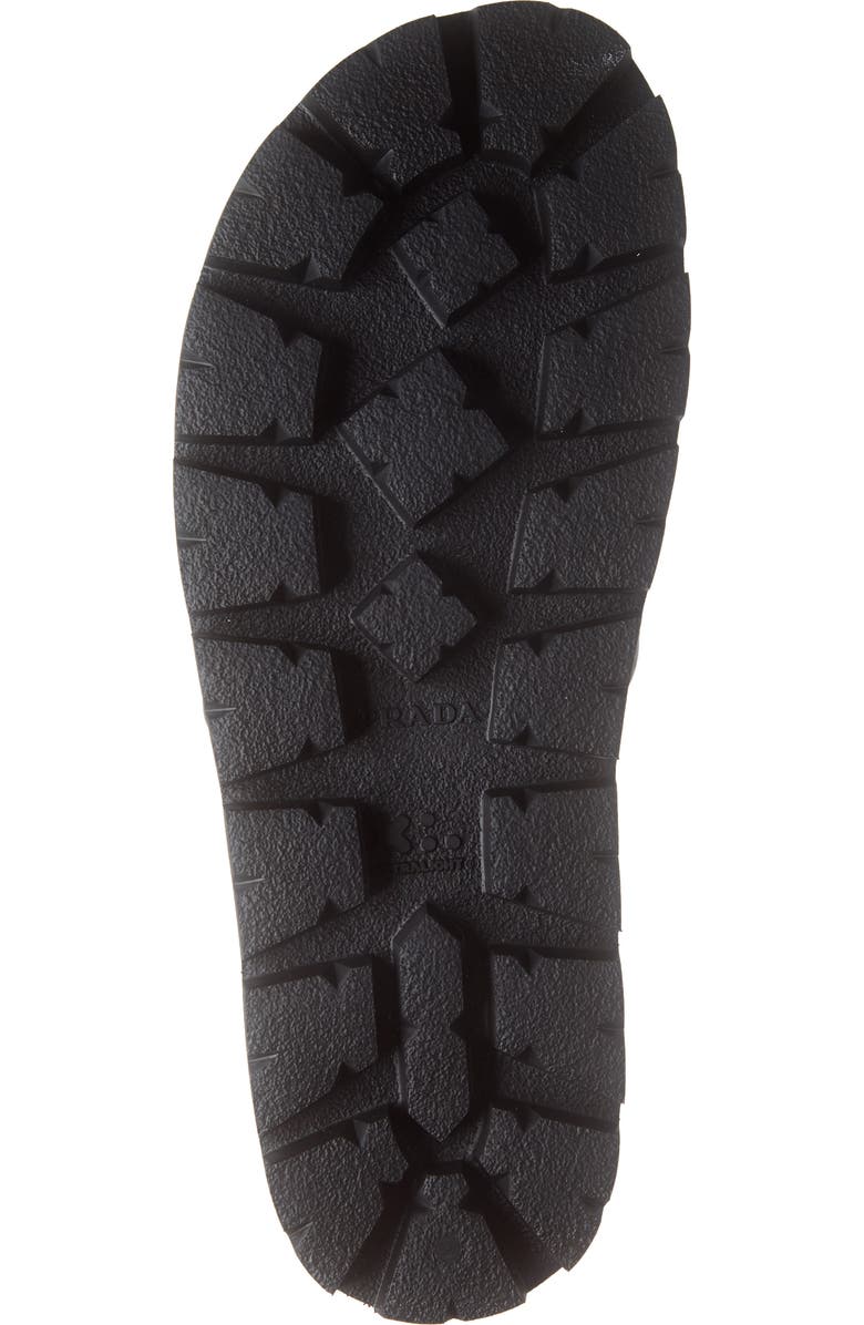 Prada Logo Slide Sandal, Alternate, color,