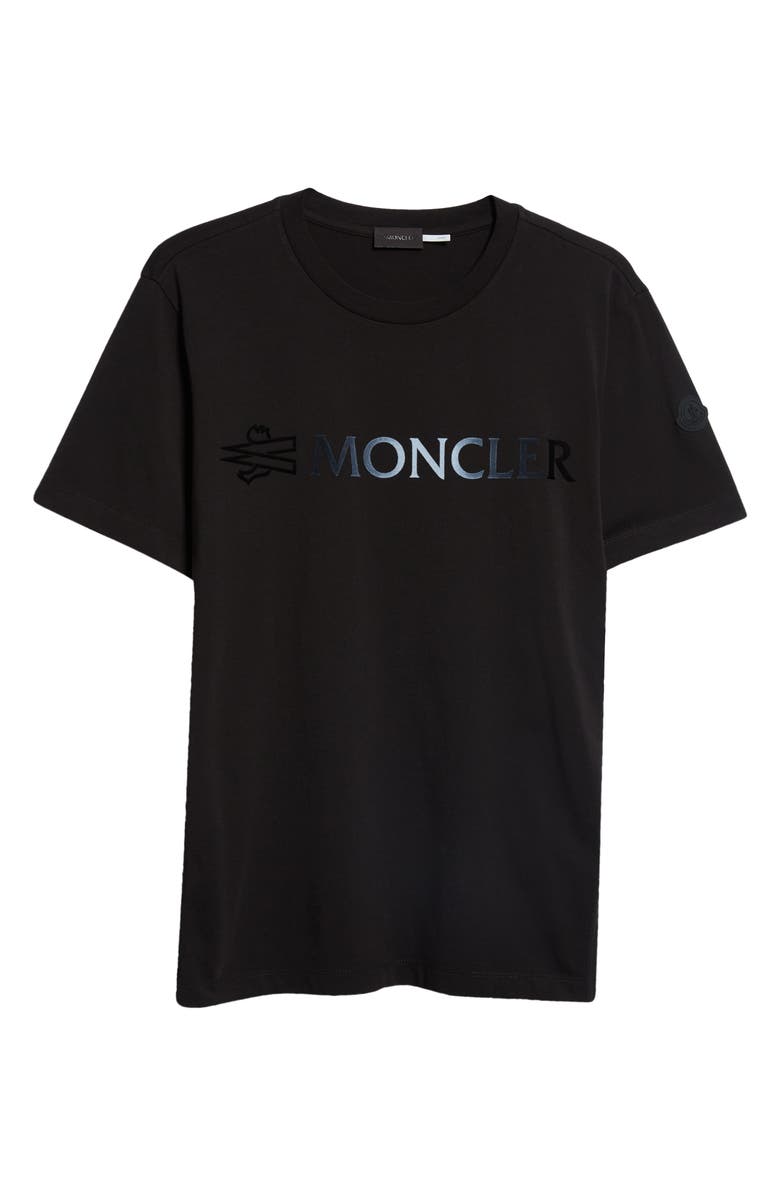 Moncler Gradient Logo Cotton Graphic T-Shirt, Alternate, color, 